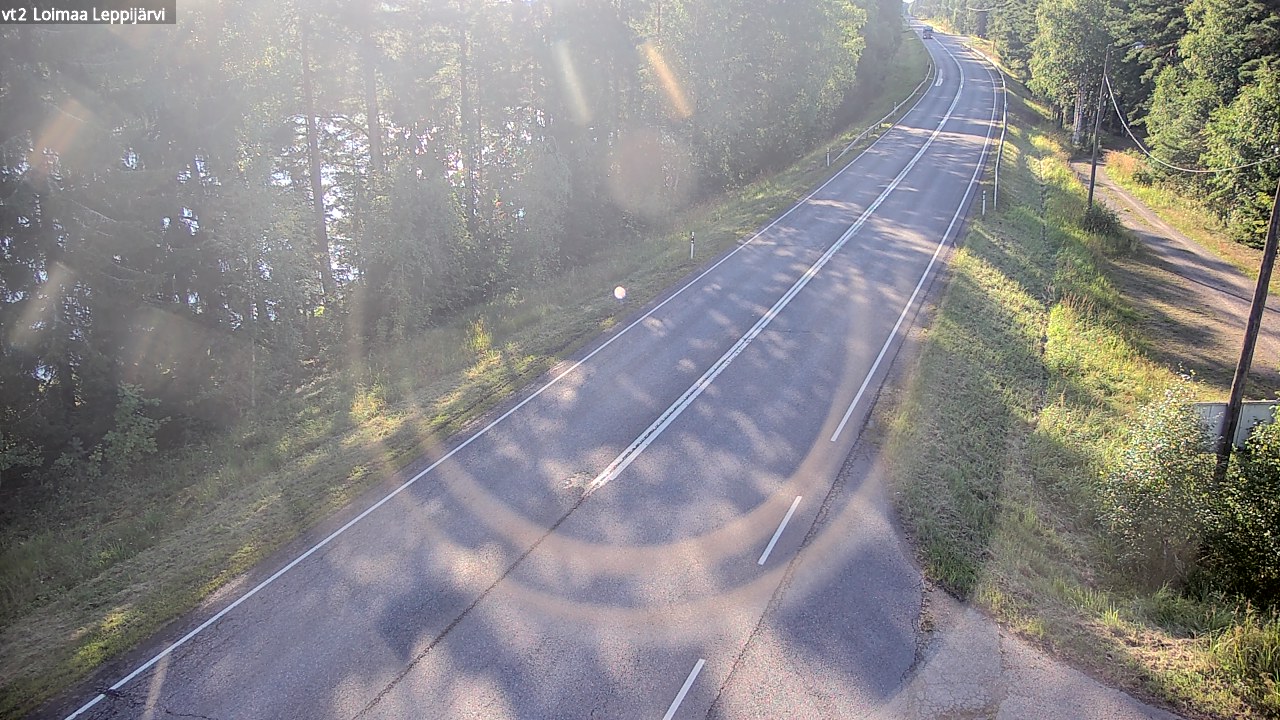 Weather Camera Image Väg 2 Loimaa, Leppijärvi, Loimaa, Varsinais-Suomi