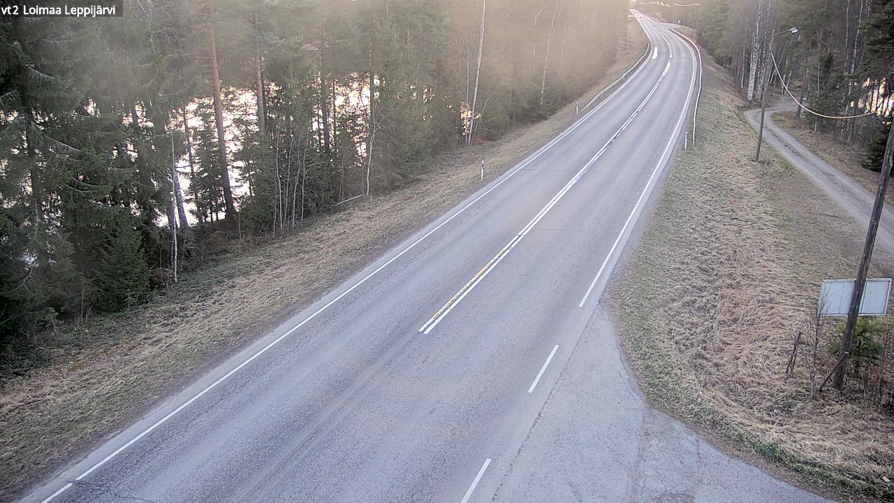 Weather Camera Image Väg 2 Loimaa, Leppijärvi, Loimaa, Varsinais-Suomi