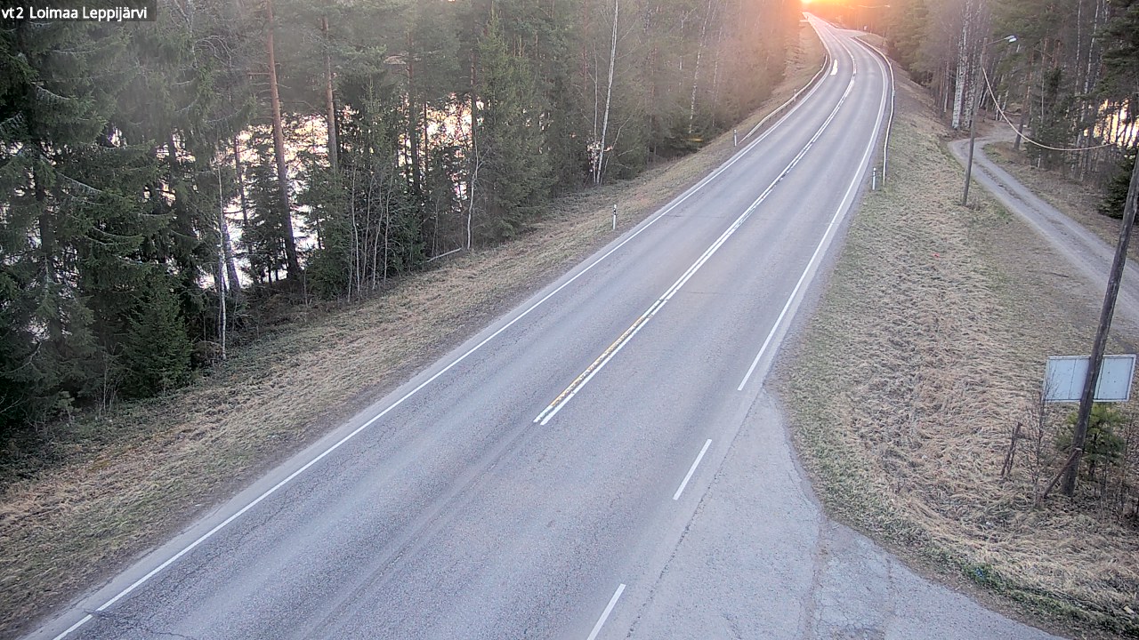 Weather Camera Image Väg 2 Loimaa, Leppijärvi, Loimaa, Varsinais-Suomi
