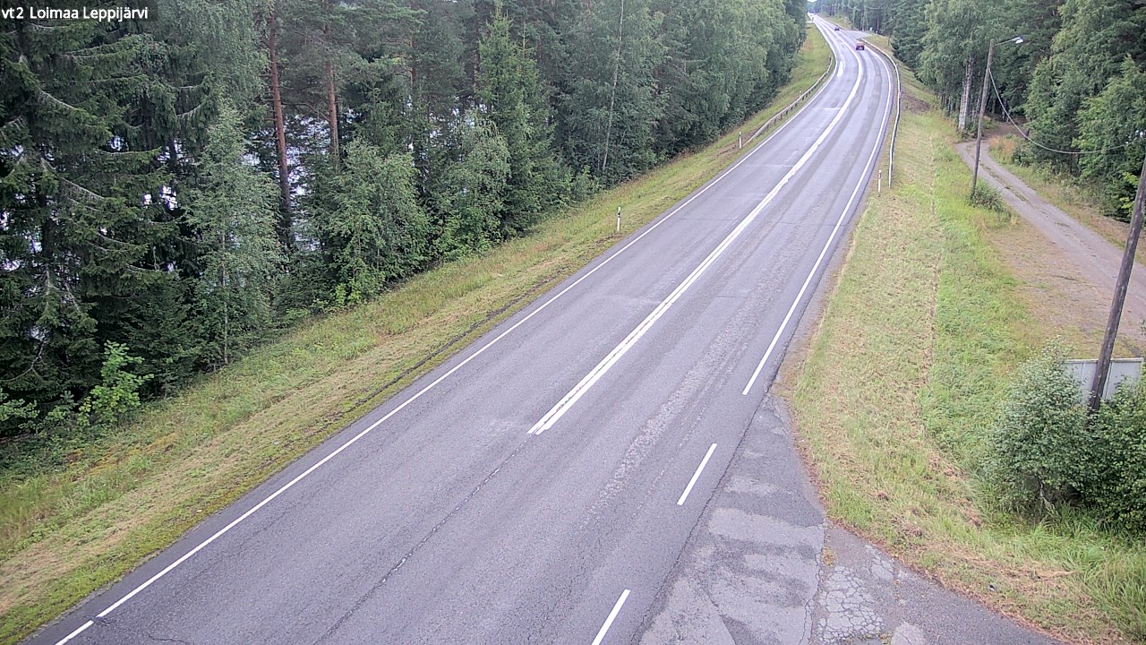 Weather Camera Image Väg 2 Loimaa, Leppijärvi, Loimaa, Varsinais-Suomi