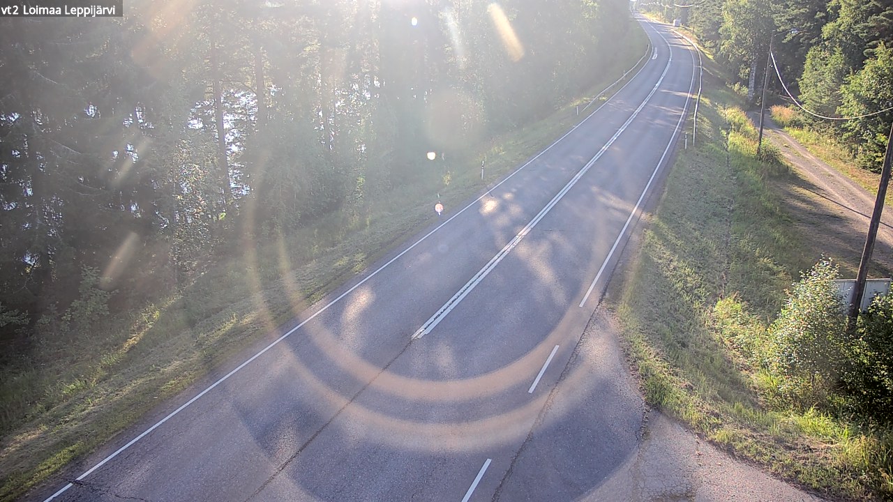 Weather Camera Image Väg 2 Loimaa, Leppijärvi, Loimaa, Varsinais-Suomi
