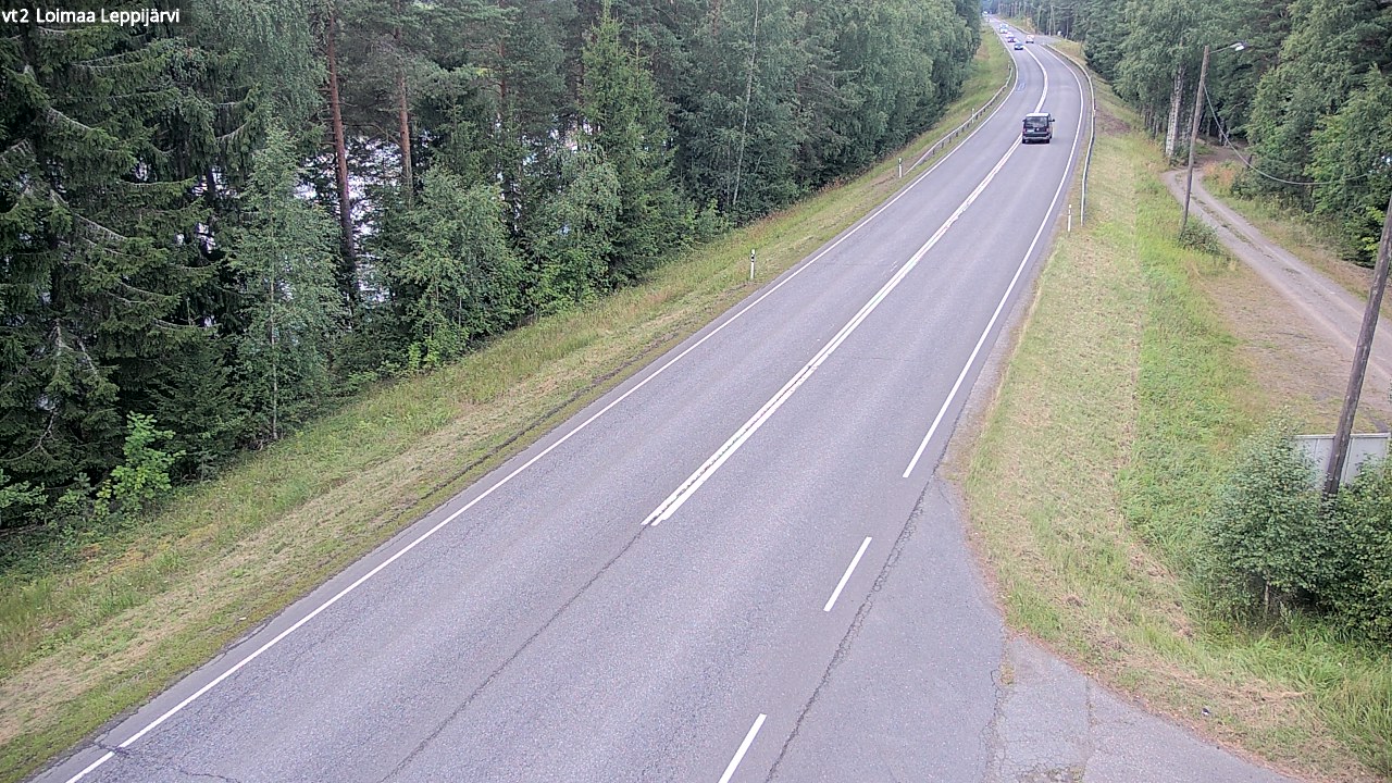 Weather Camera Image Väg 2 Loimaa, Leppijärvi, Loimaa, Varsinais-Suomi