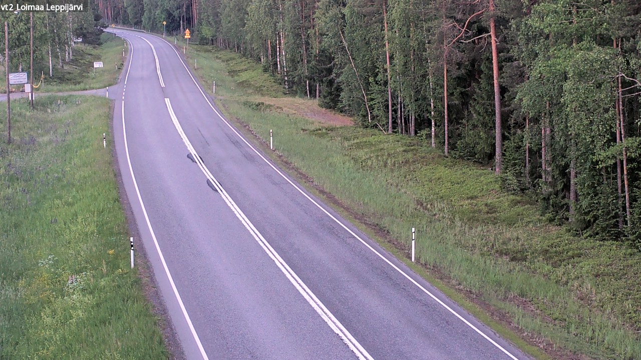 Weather Camera Image Väg 2 Loimaa, Leppijärvi, Loimaa, Varsinais-Suomi