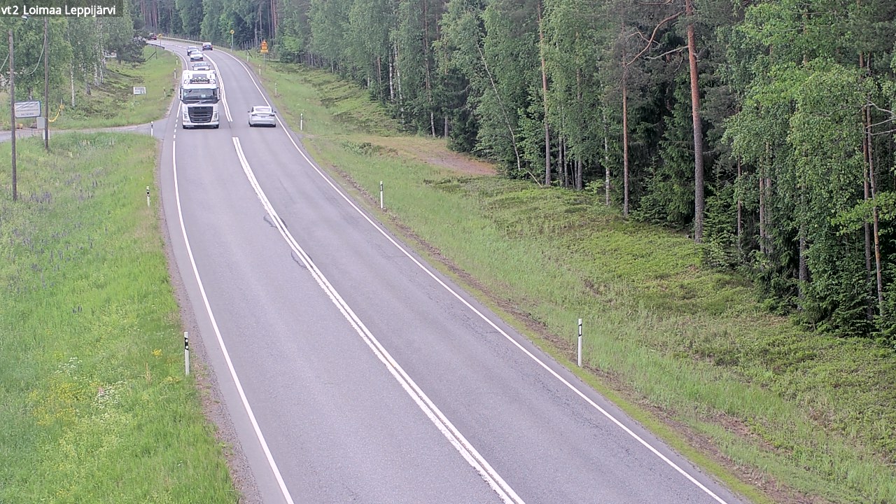 Weather Camera Image Väg 2 Loimaa, Leppijärvi, Loimaa, Varsinais-Suomi