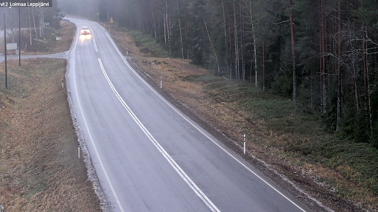 Weather Camera Image Väg 2 Loimaa, Leppijärvi, Loimaa, Varsinais-Suomi