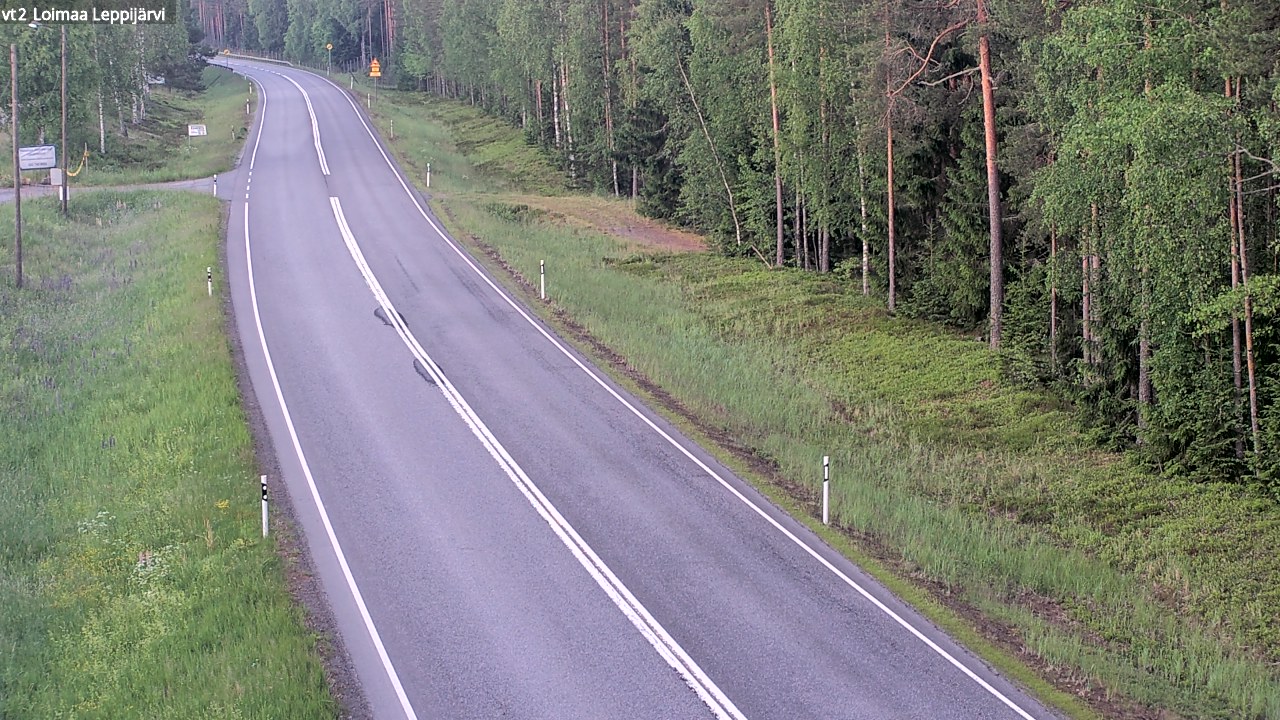 Weather Camera Image Väg 2 Loimaa, Leppijärvi, Loimaa, Varsinais-Suomi