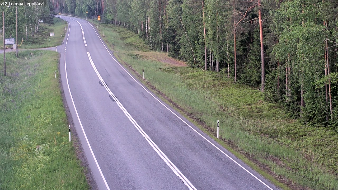 Weather Camera Image Väg 2 Loimaa, Leppijärvi, Loimaa, Varsinais-Suomi