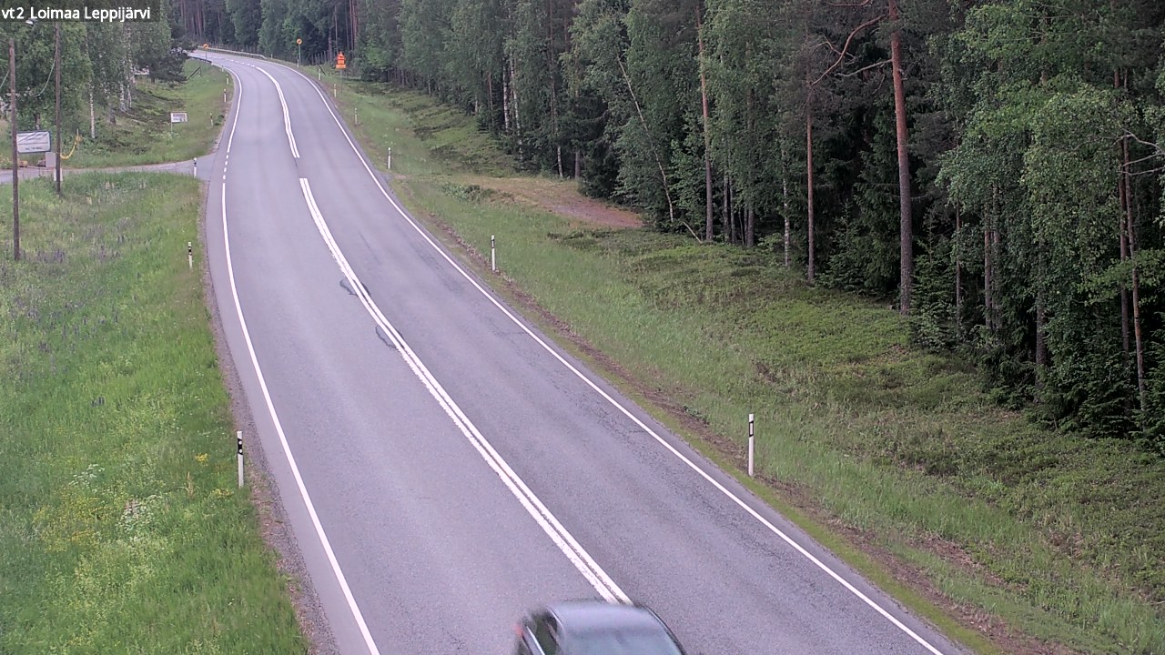 Weather Camera Image Väg 2 Loimaa, Leppijärvi, Loimaa, Varsinais-Suomi