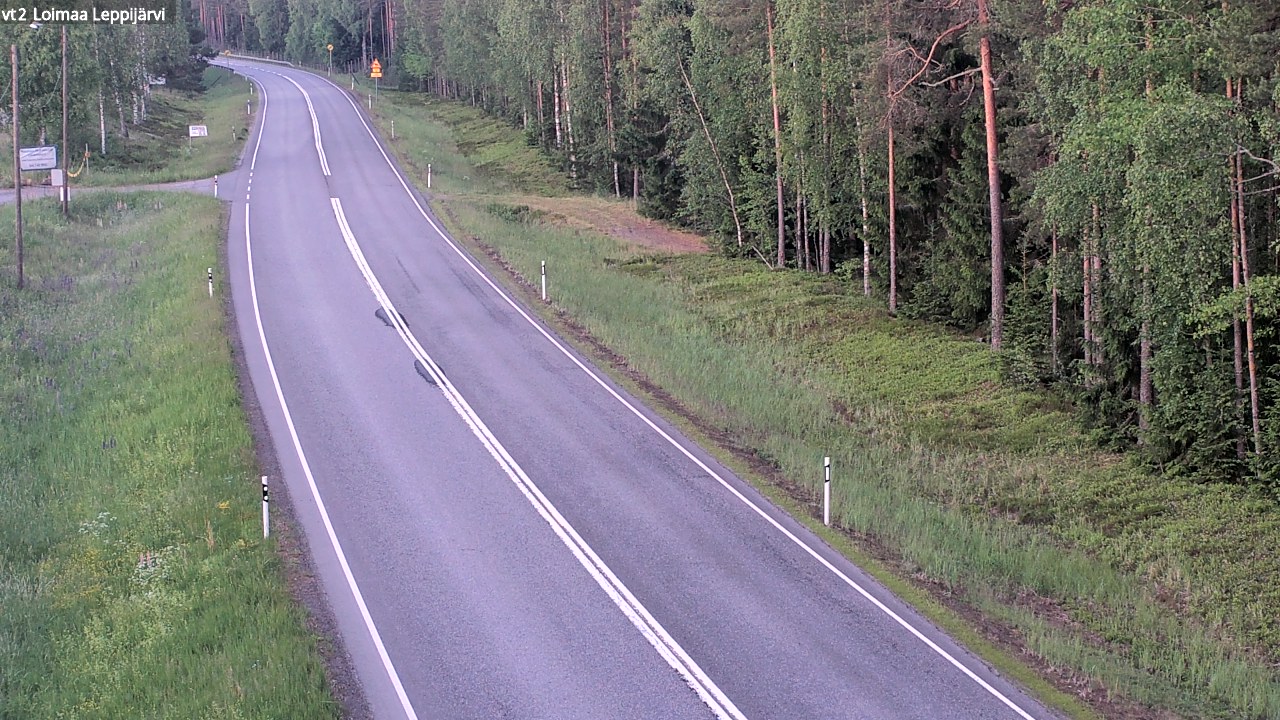 Weather Camera Image Väg 2 Loimaa, Leppijärvi, Loimaa, Varsinais-Suomi