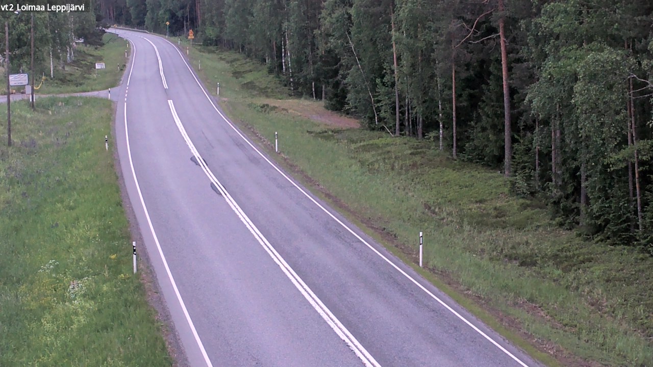 Weather Camera Image Väg 2 Loimaa, Leppijärvi, Loimaa, Varsinais-Suomi