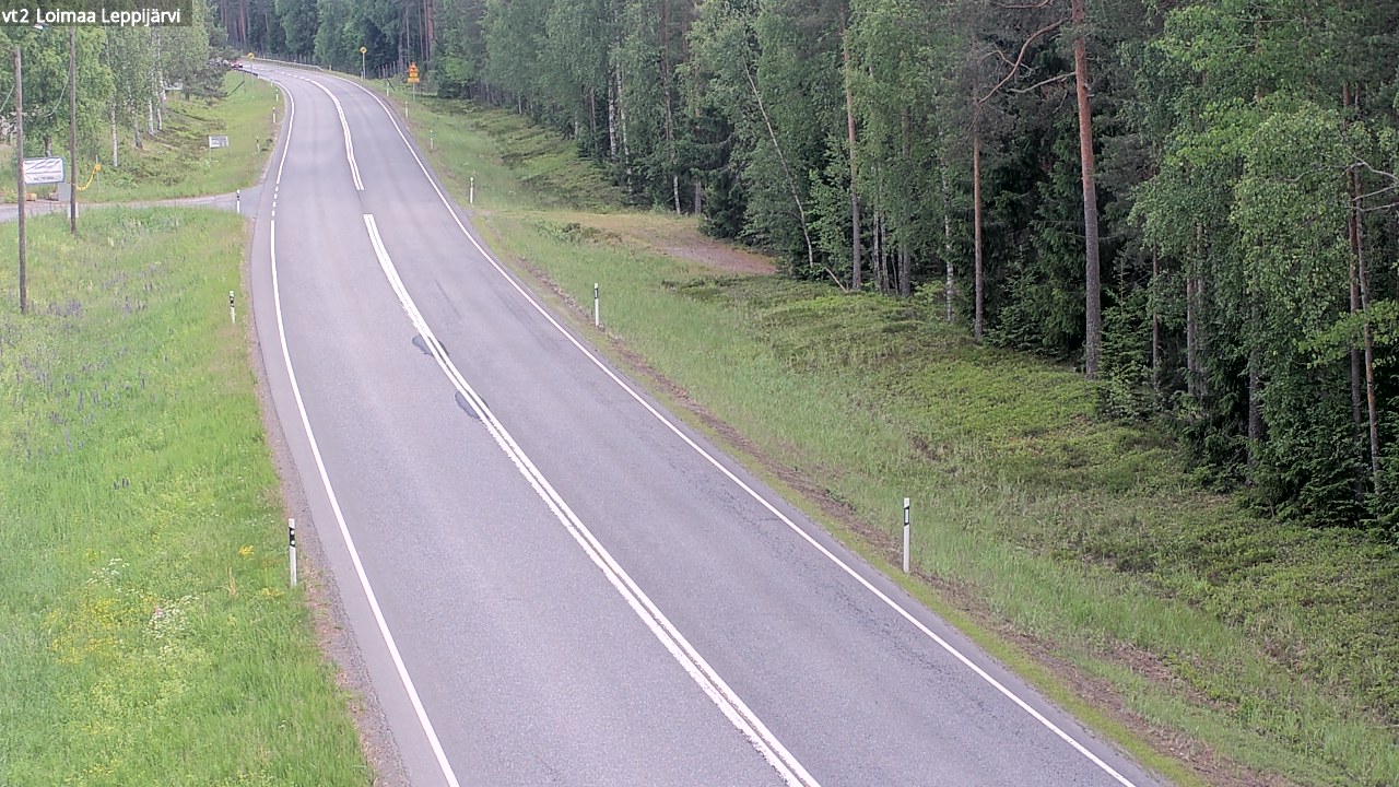 Weather Camera Image Väg 2 Loimaa, Leppijärvi, Loimaa, Varsinais-Suomi