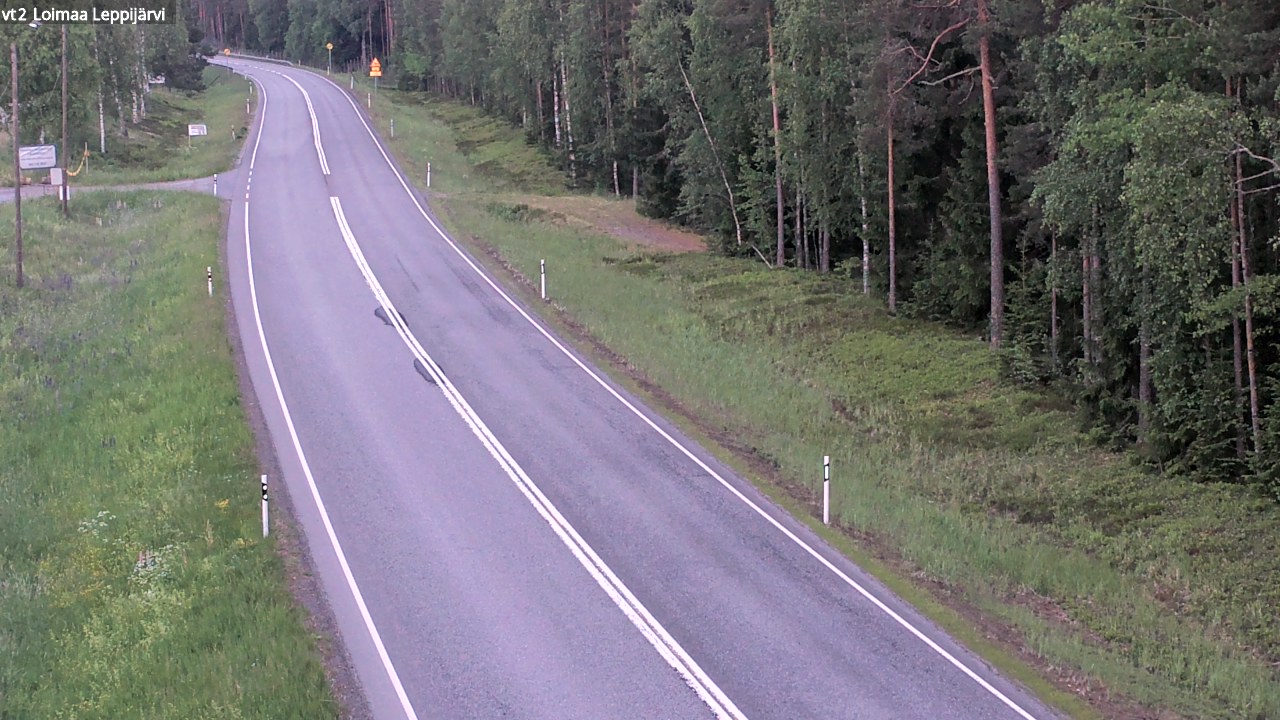 Weather Camera Image Väg 2 Loimaa, Leppijärvi, Loimaa, Varsinais-Suomi