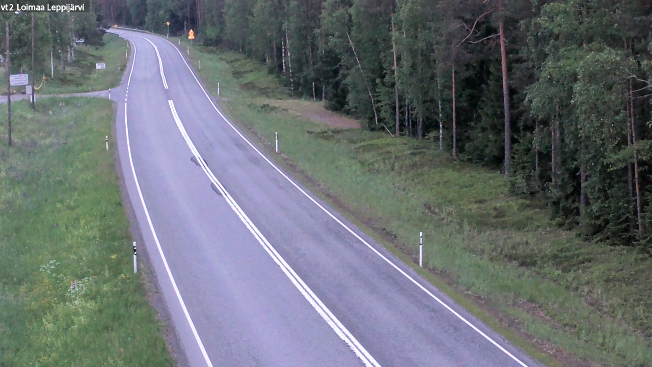 Weather Camera Image Väg 2 Loimaa, Leppijärvi, Loimaa, Varsinais-Suomi
