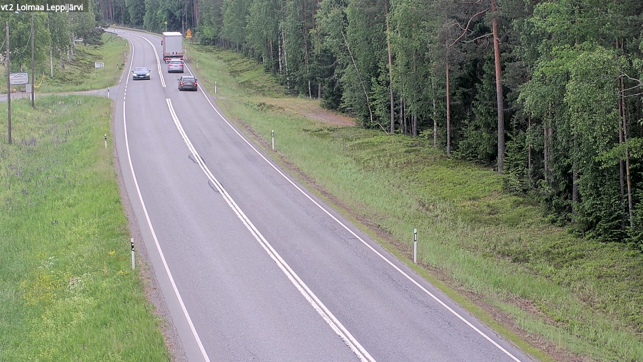 Weather Camera Image Väg 2 Loimaa, Leppijärvi, Loimaa, Varsinais-Suomi