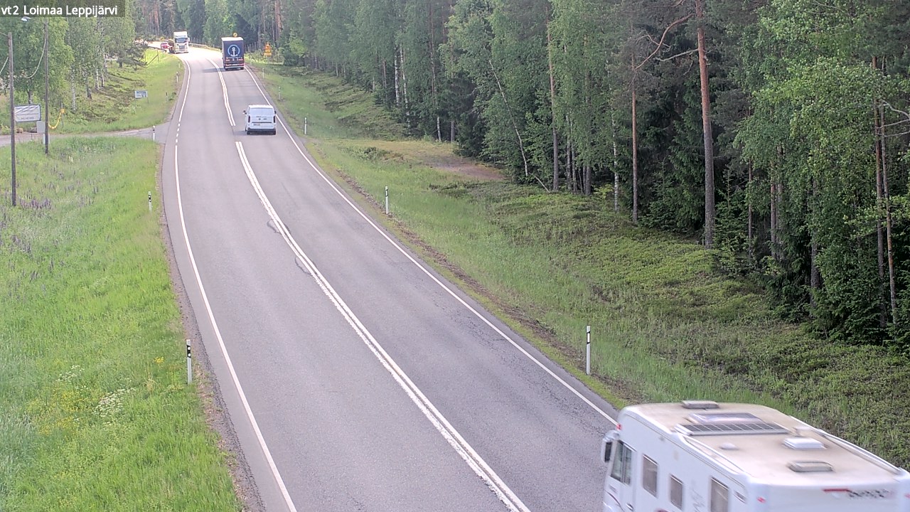 Kelikamerat Kuva Tie 2 Loimaa, Leppijärvi, Loimaa, Varsinais-Suomi