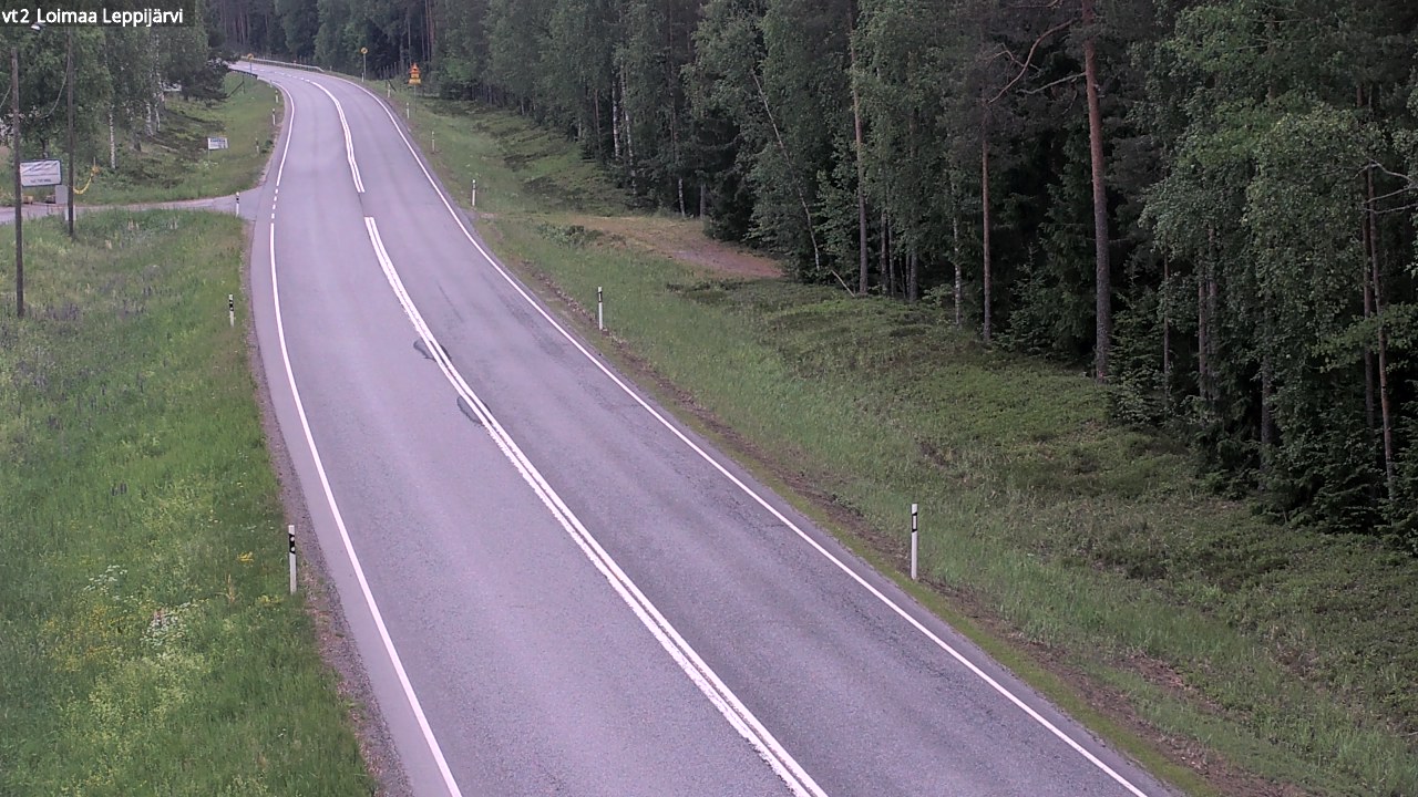 Weather Camera Image Väg 2 Loimaa, Leppijärvi, Loimaa, Varsinais-Suomi