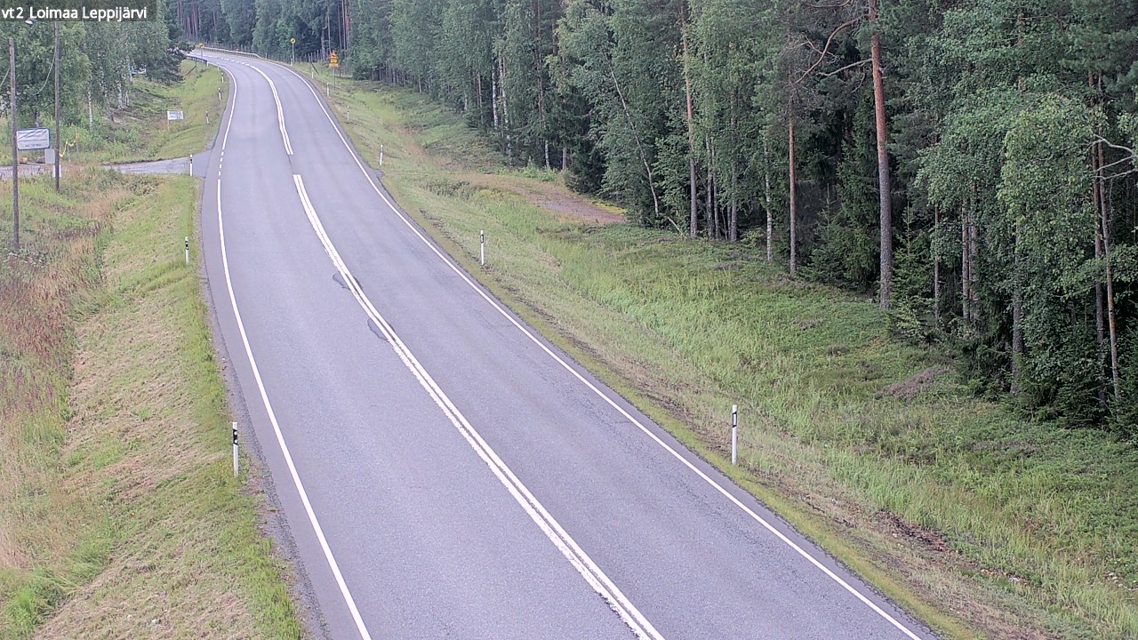 Weather Camera Image Väg 2 Loimaa, Leppijärvi, Loimaa, Varsinais-Suomi