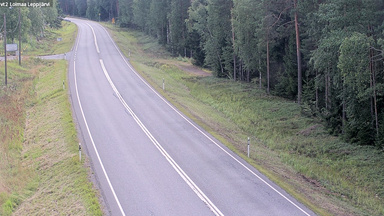 Weather Camera Image Väg 2 Loimaa, Leppijärvi, Loimaa, Varsinais-Suomi