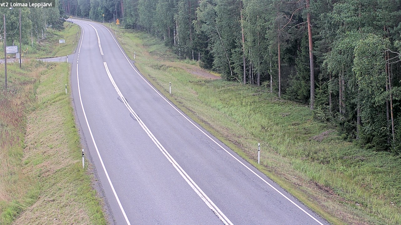 Weather Camera Image Väg 2 Loimaa, Leppijärvi, Loimaa, Varsinais-Suomi