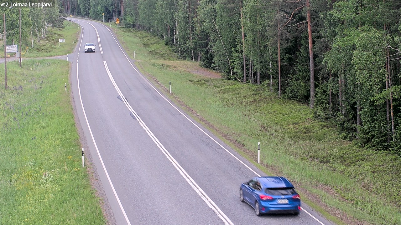 Weather Camera Image Väg 2 Loimaa, Leppijärvi, Loimaa, Varsinais-Suomi