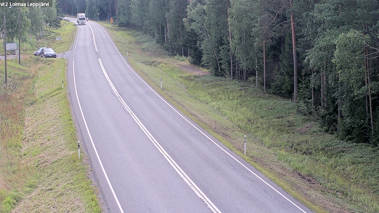 Weather Camera Image Väg 2 Loimaa, Leppijärvi, Loimaa, Varsinais-Suomi