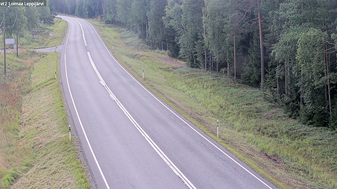 Weather Camera Image Väg 2 Loimaa, Leppijärvi, Loimaa, Varsinais-Suomi