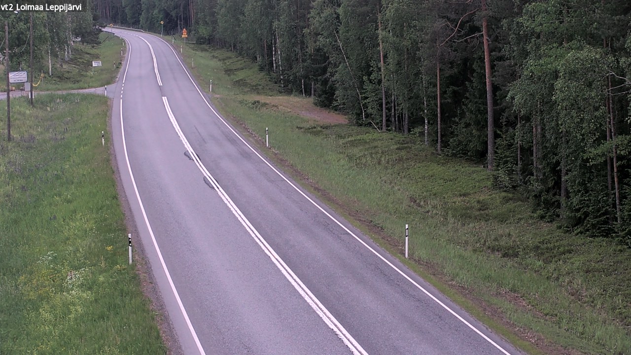 Weather Camera Image Väg 2 Loimaa, Leppijärvi, Loimaa, Varsinais-Suomi