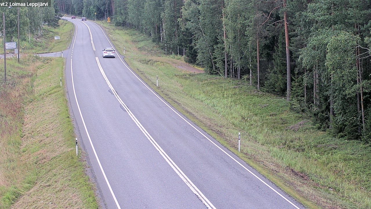 Weather Camera Image Väg 2 Loimaa, Leppijärvi, Loimaa, Varsinais-Suomi