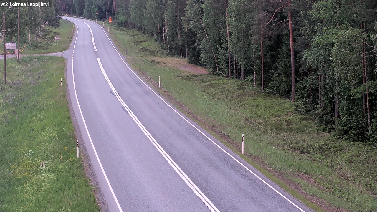 Weather Camera Image Väg 2 Loimaa, Leppijärvi, Loimaa, Varsinais-Suomi