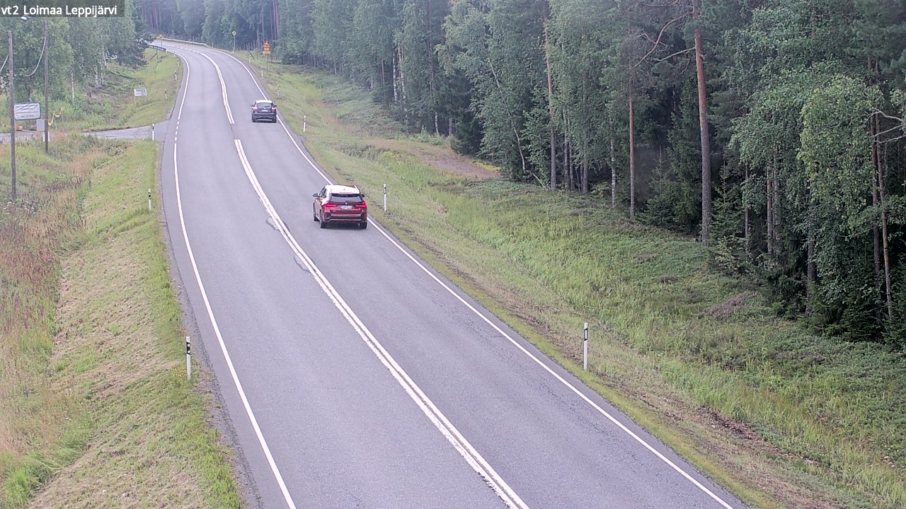 Weather Camera Image Väg 2 Loimaa, Leppijärvi, Loimaa, Varsinais-Suomi