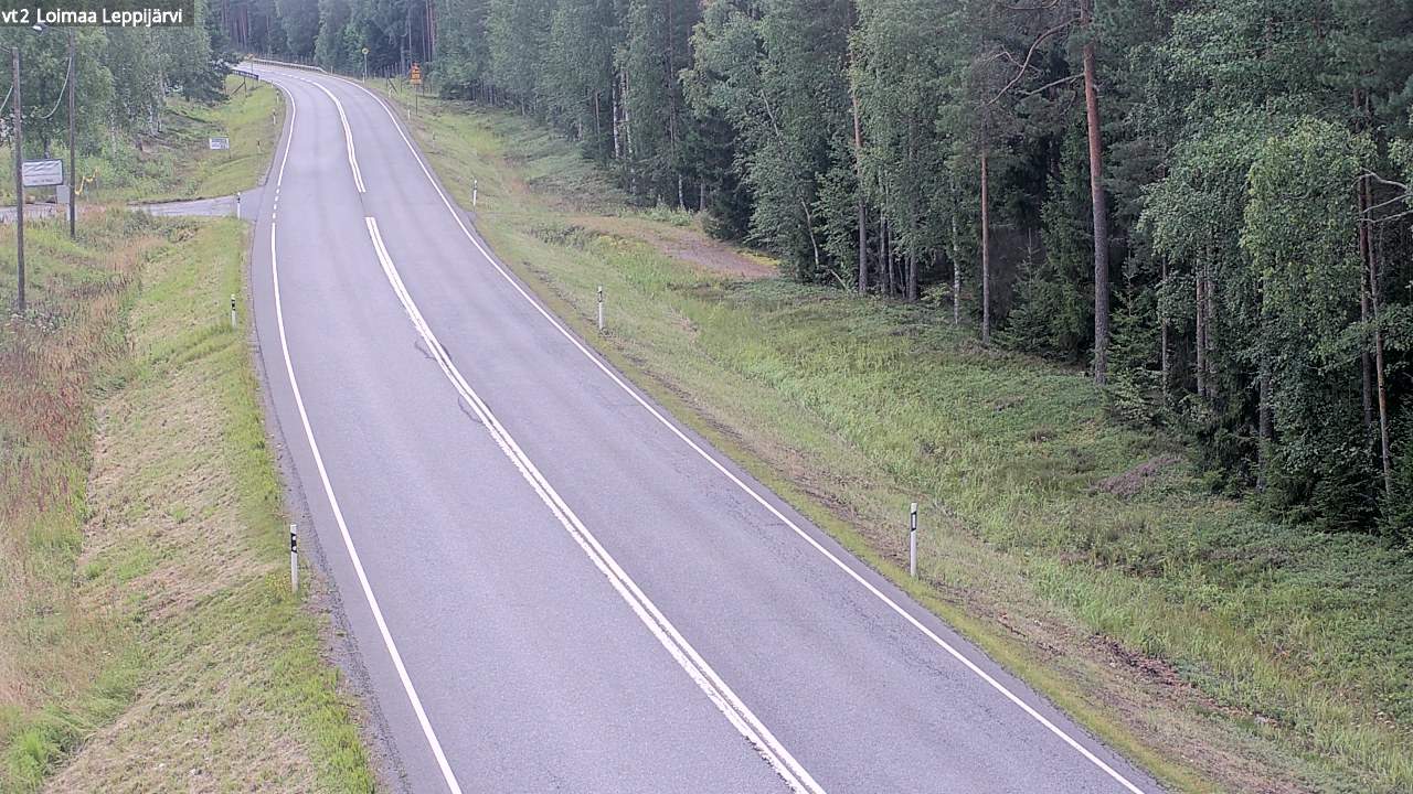 Weather Camera Image Väg 2 Loimaa, Leppijärvi, Loimaa, Varsinais-Suomi