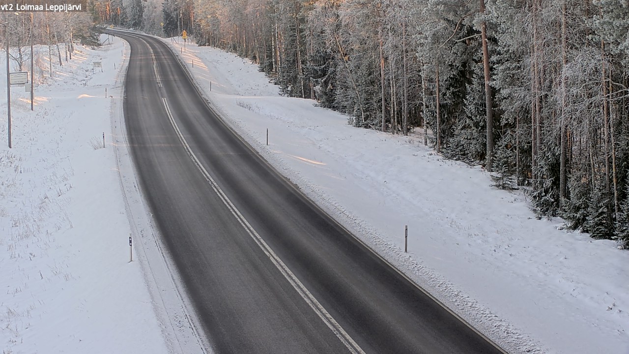 Weather Camera Image Väg 2 Loimaa, Leppijärvi, Loimaa, Varsinais-Suomi