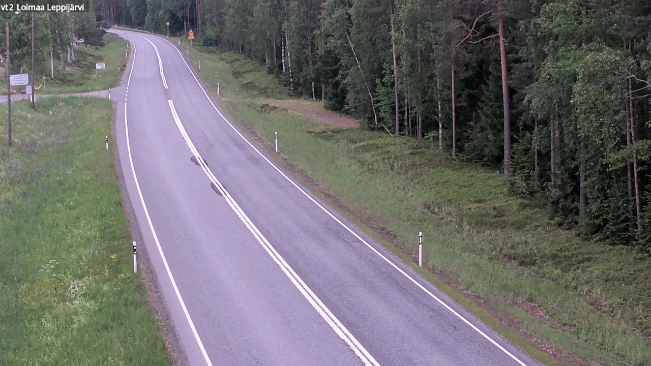 Weather Camera Image Väg 2 Loimaa, Leppijärvi, Loimaa, Varsinais-Suomi