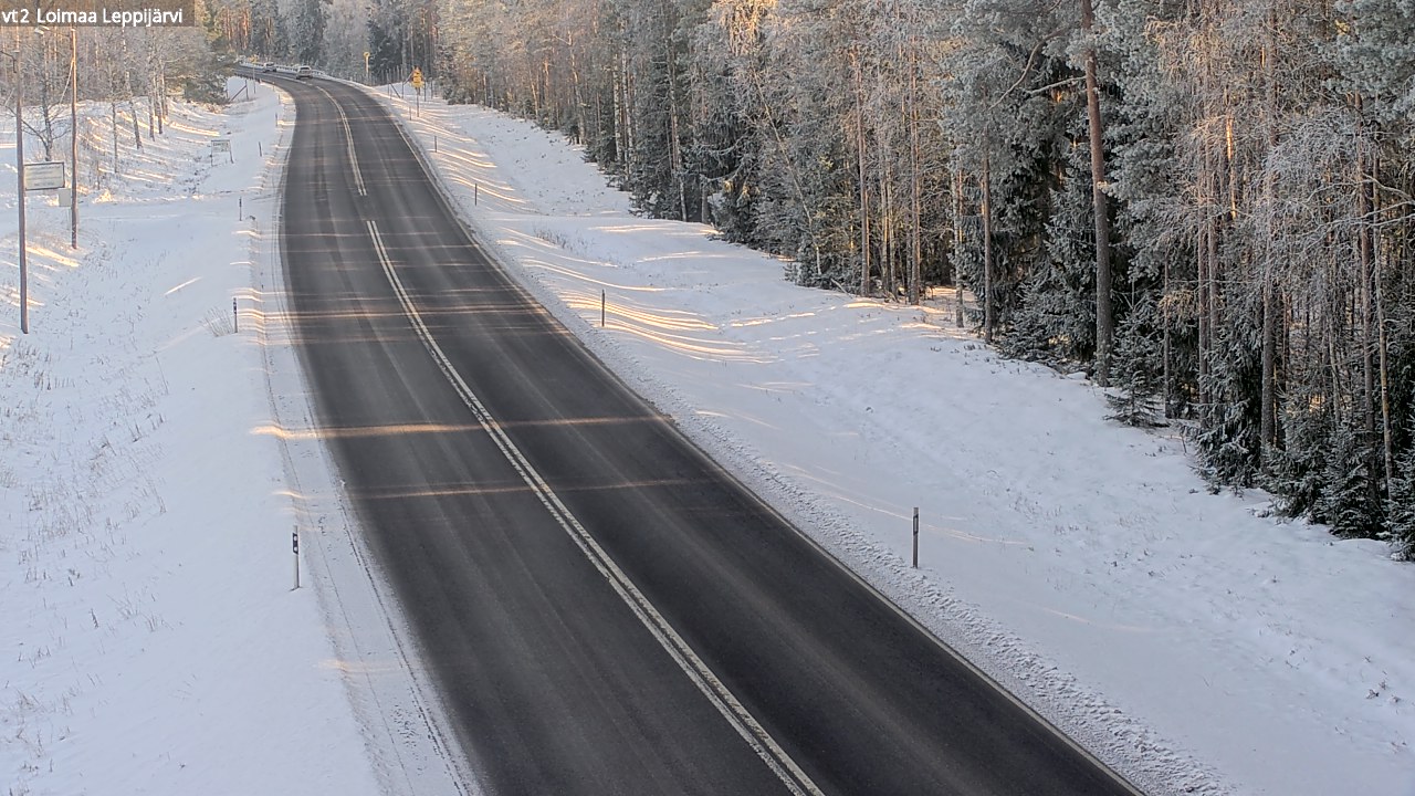 Weather Camera Image Väg 2 Loimaa, Leppijärvi, Loimaa, Varsinais-Suomi