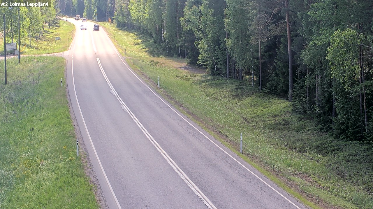 Weather Camera Image Väg 2 Loimaa, Leppijärvi, Loimaa, Varsinais-Suomi
