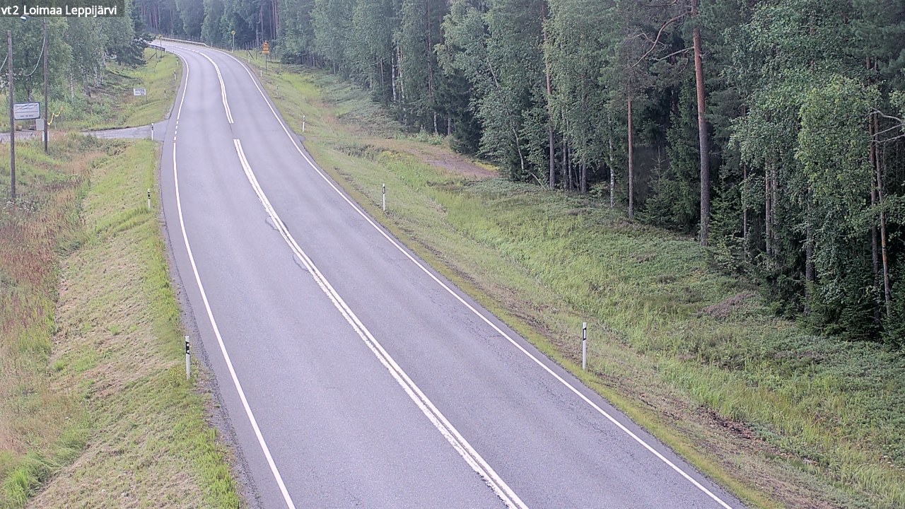 Weather Camera Image Väg 2 Loimaa, Leppijärvi, Loimaa, Varsinais-Suomi