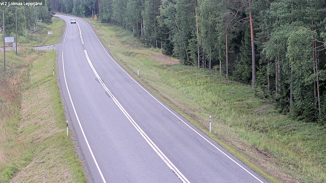 Weather Camera Image Väg 2 Loimaa, Leppijärvi, Loimaa, Varsinais-Suomi