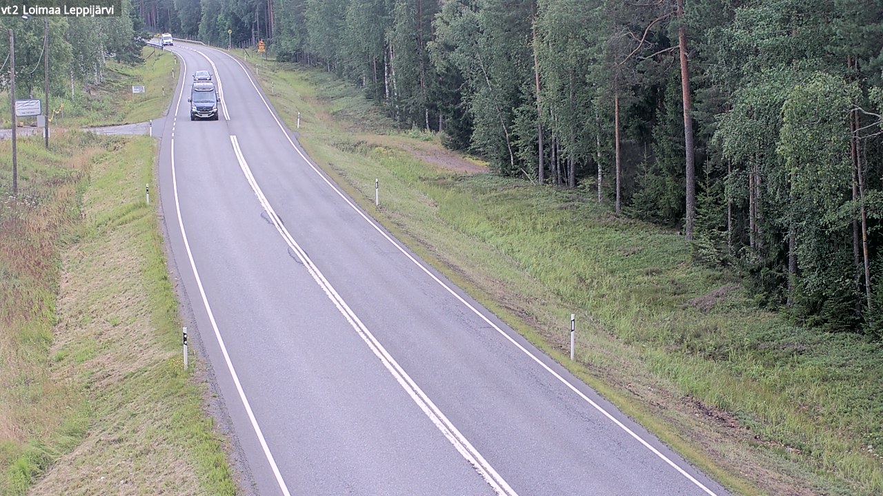 Weather Camera Image Väg 2 Loimaa, Leppijärvi, Loimaa, Varsinais-Suomi
