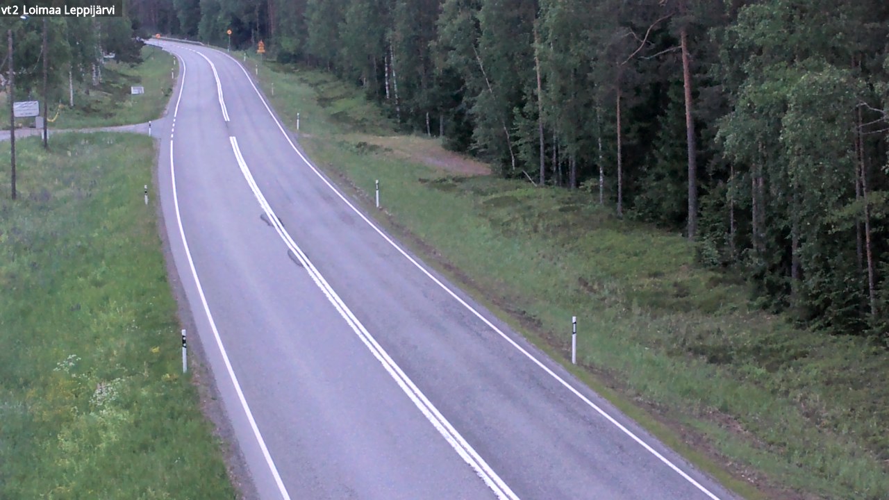 Weather Camera Image Väg 2 Loimaa, Leppijärvi, Loimaa, Varsinais-Suomi