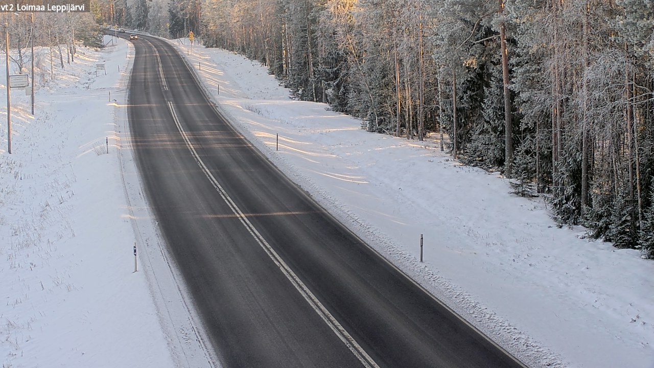 Weather Camera Image Väg 2 Loimaa, Leppijärvi, Loimaa, Varsinais-Suomi