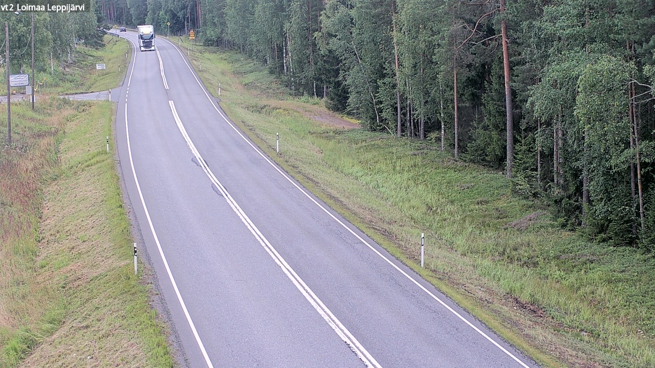 Weather Camera Image Väg 2 Loimaa, Leppijärvi, Loimaa, Varsinais-Suomi