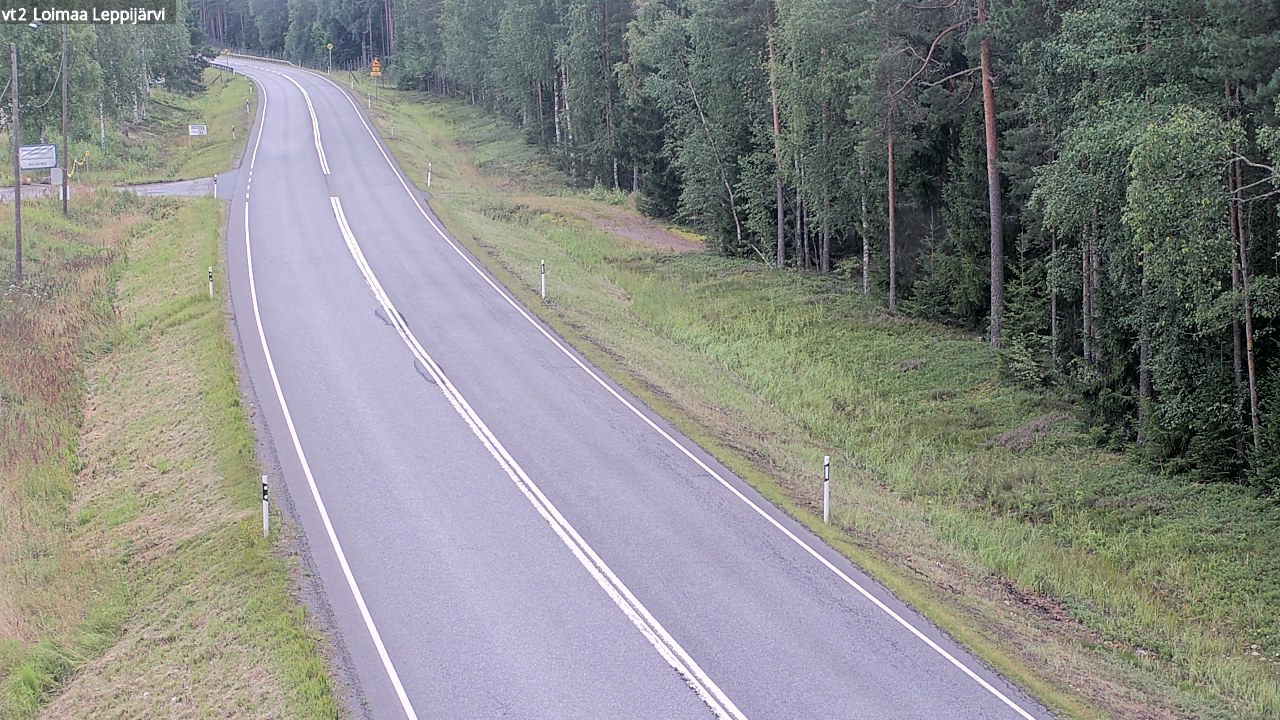 Weather Camera Image Väg 2 Loimaa, Leppijärvi, Loimaa, Varsinais-Suomi