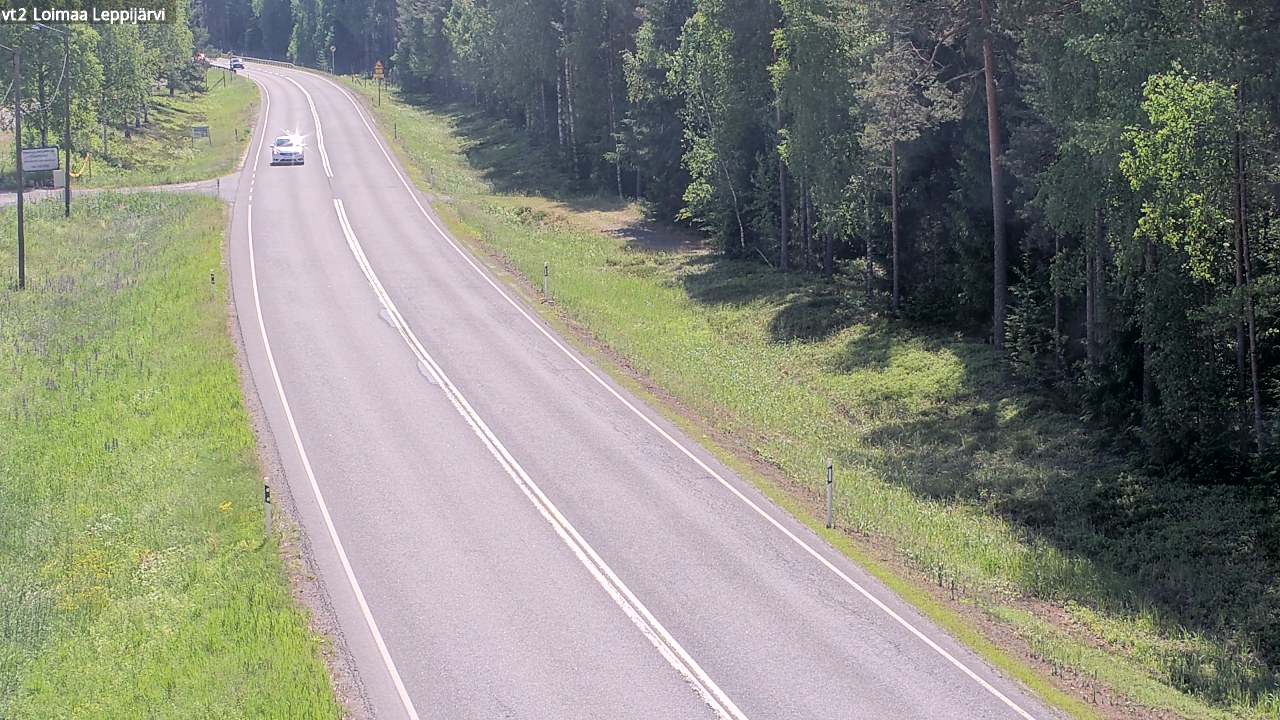 Weather Camera Image Väg 2 Loimaa, Leppijärvi, Loimaa, Varsinais-Suomi