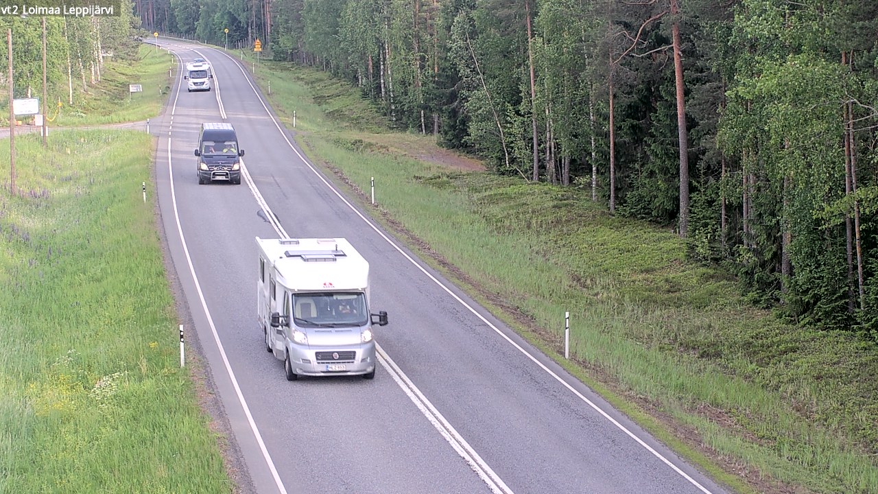 Kelikamerat Kuva Tie 2 Loimaa, Leppijärvi, Loimaa, Varsinais-Suomi