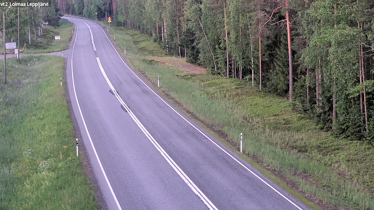Weather Camera Image Väg 2 Loimaa, Leppijärvi, Loimaa, Varsinais-Suomi
