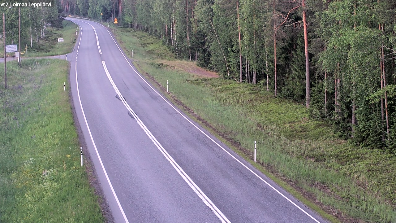 Weather Camera Image Väg 2 Loimaa, Leppijärvi, Loimaa, Varsinais-Suomi