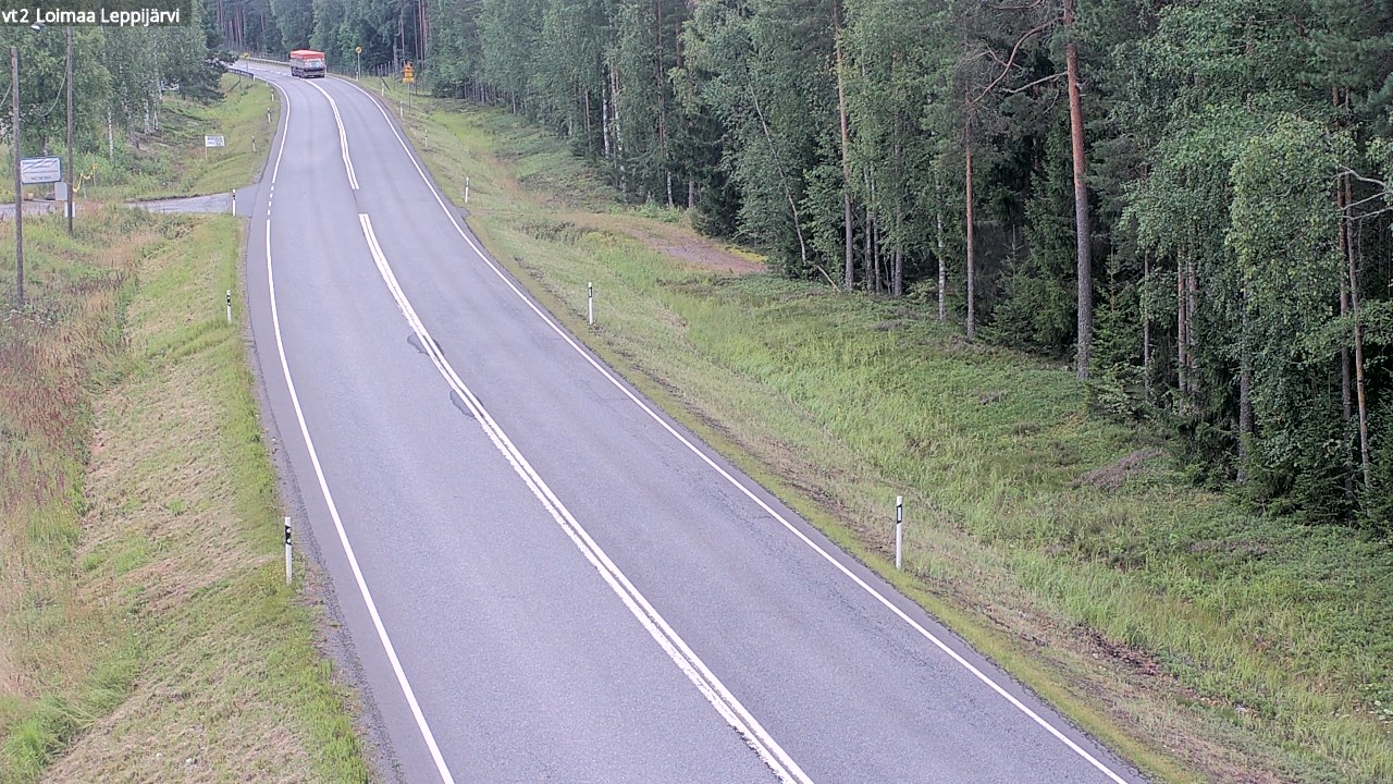 Weather Camera Image Väg 2 Loimaa, Leppijärvi, Loimaa, Varsinais-Suomi