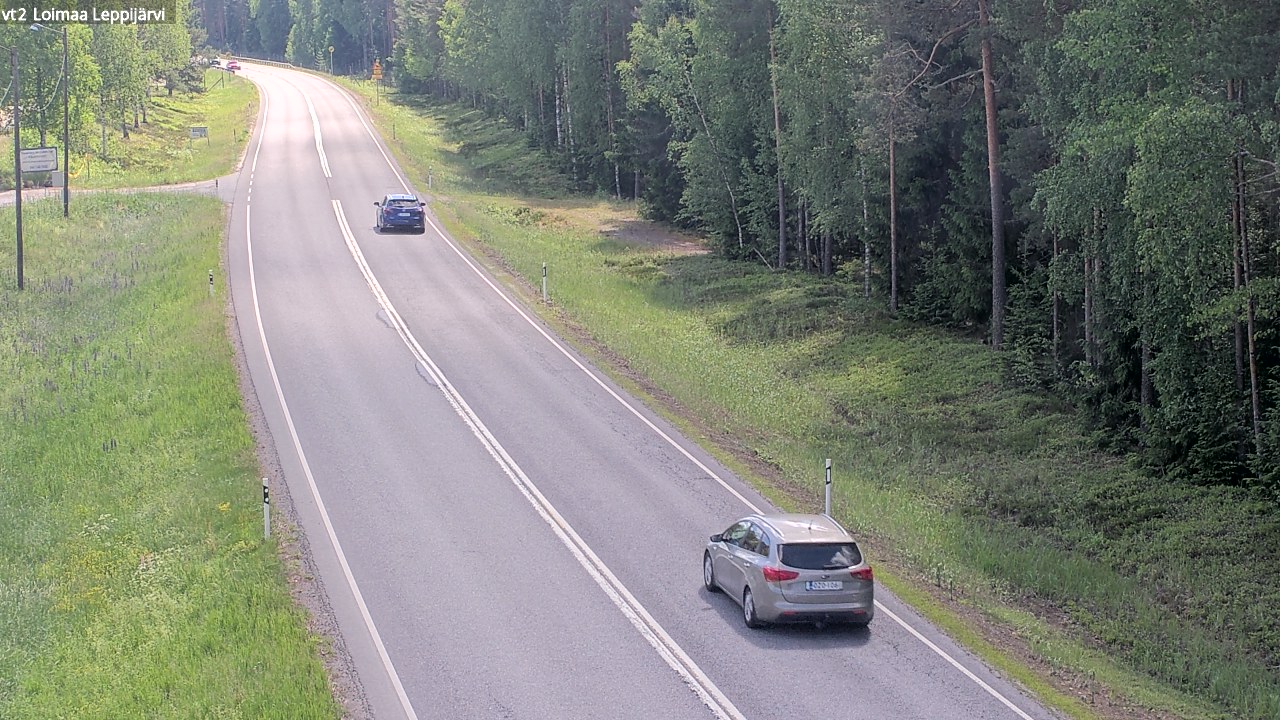 Weather Camera Image Väg 2 Loimaa, Leppijärvi, Loimaa, Varsinais-Suomi