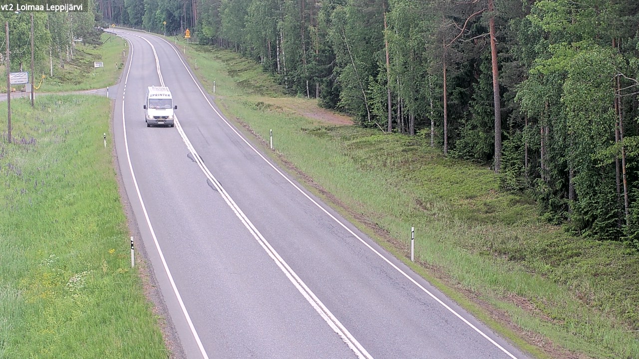 Kelikamerat Kuva Tie 2 Loimaa, Leppijärvi, Loimaa, Varsinais-Suomi