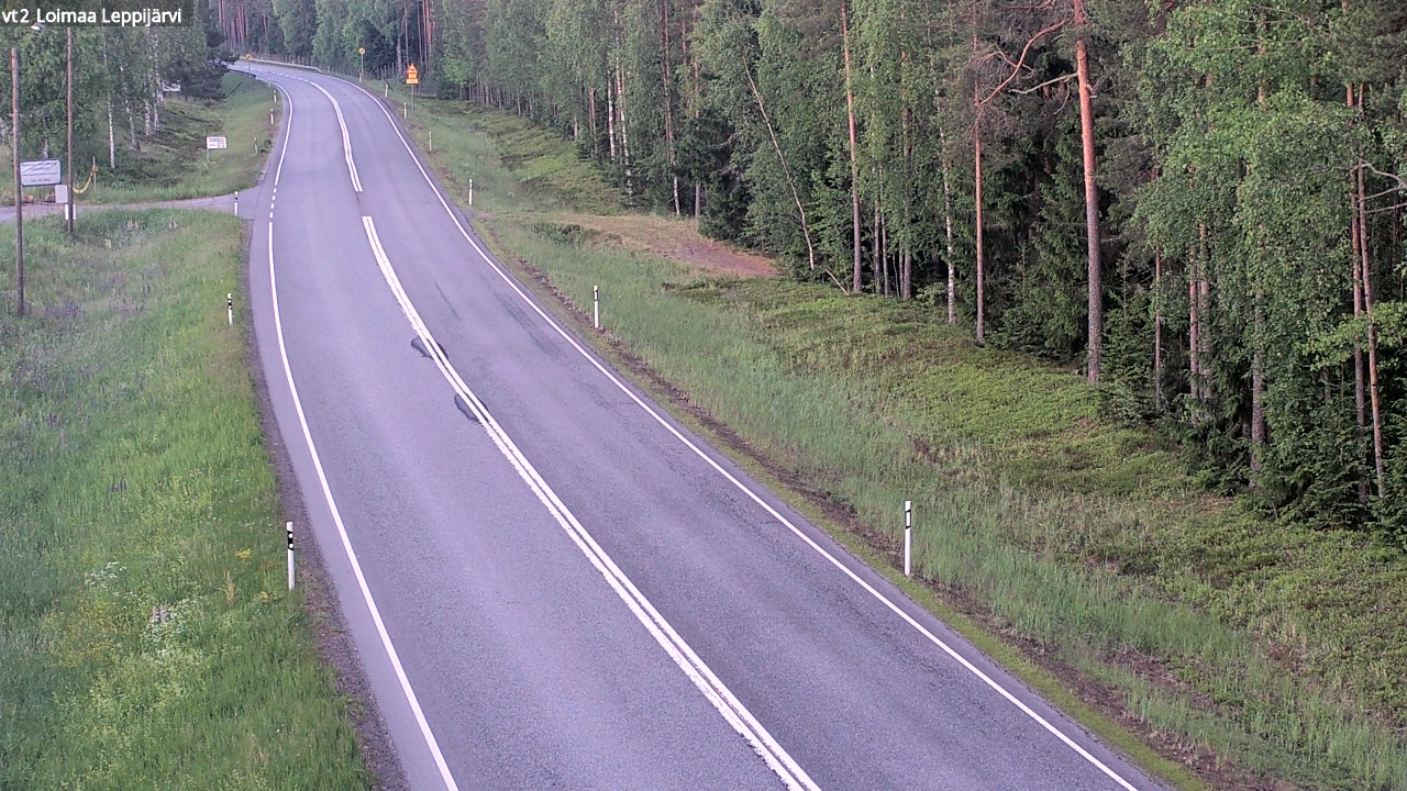 Weather Camera Image Väg 2 Loimaa, Leppijärvi, Loimaa, Varsinais-Suomi